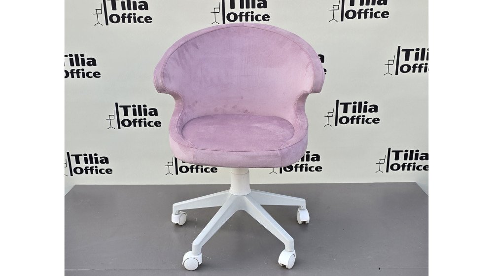 Coket Çocuk Çalışma Koltuğu Beyaz Ayak Pembe